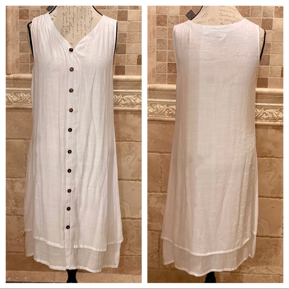 Gaya button down midi dress